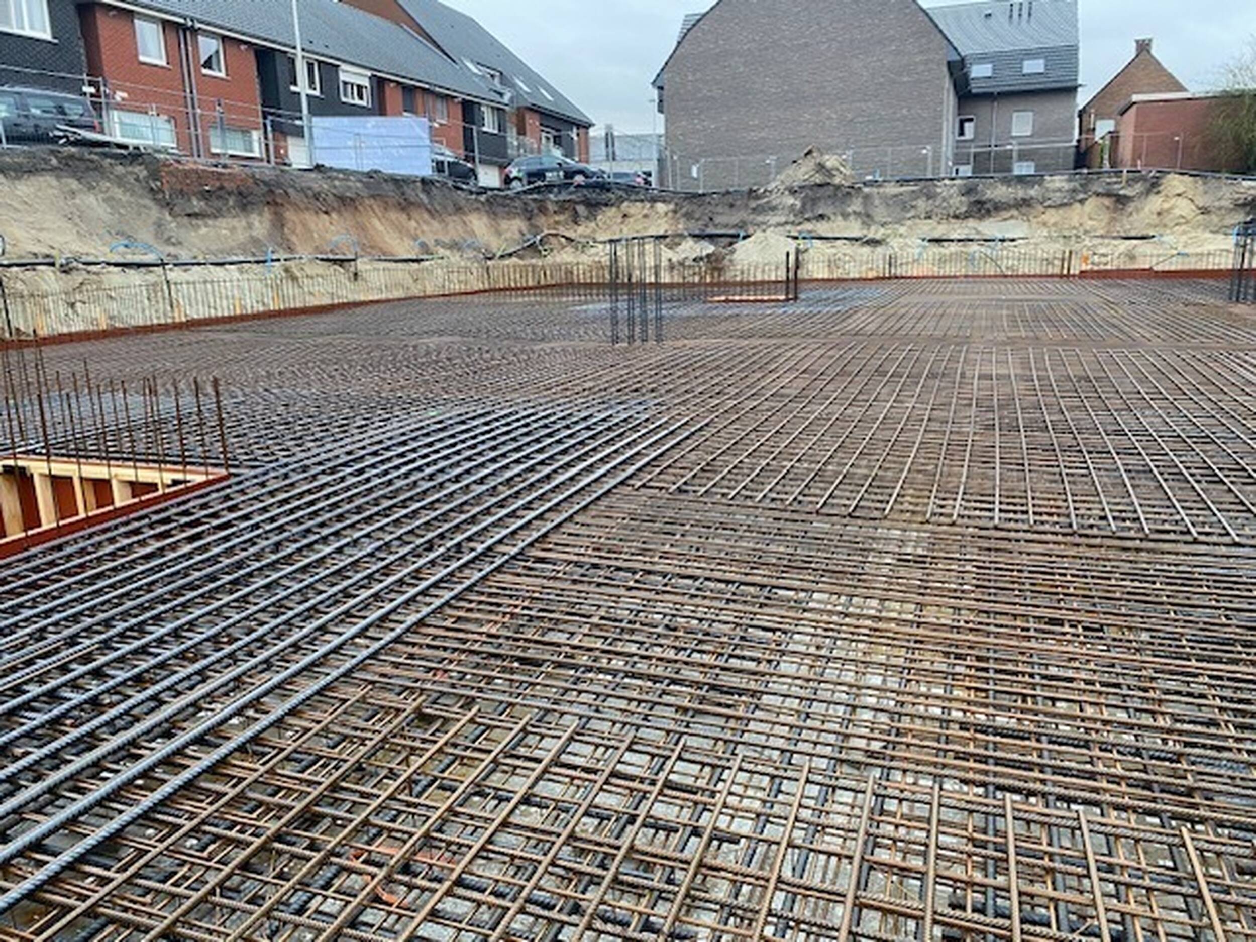 Bouwupdate - funderingsplaat klaar